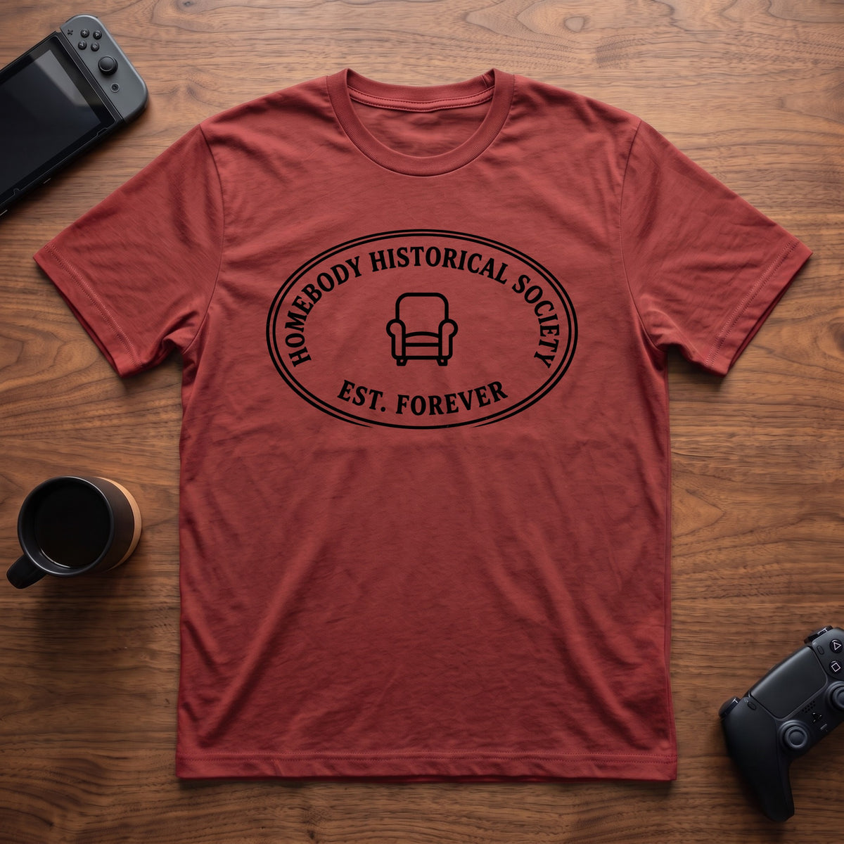 Homebody Society T-Shirt - Red