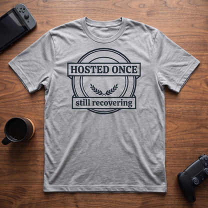 Hosted Once T-Shirt - Sport Grey