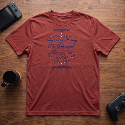I Need a Nap T-Shirt - Red