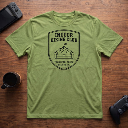 Indoor Hiking Club T-Shirt - Lime