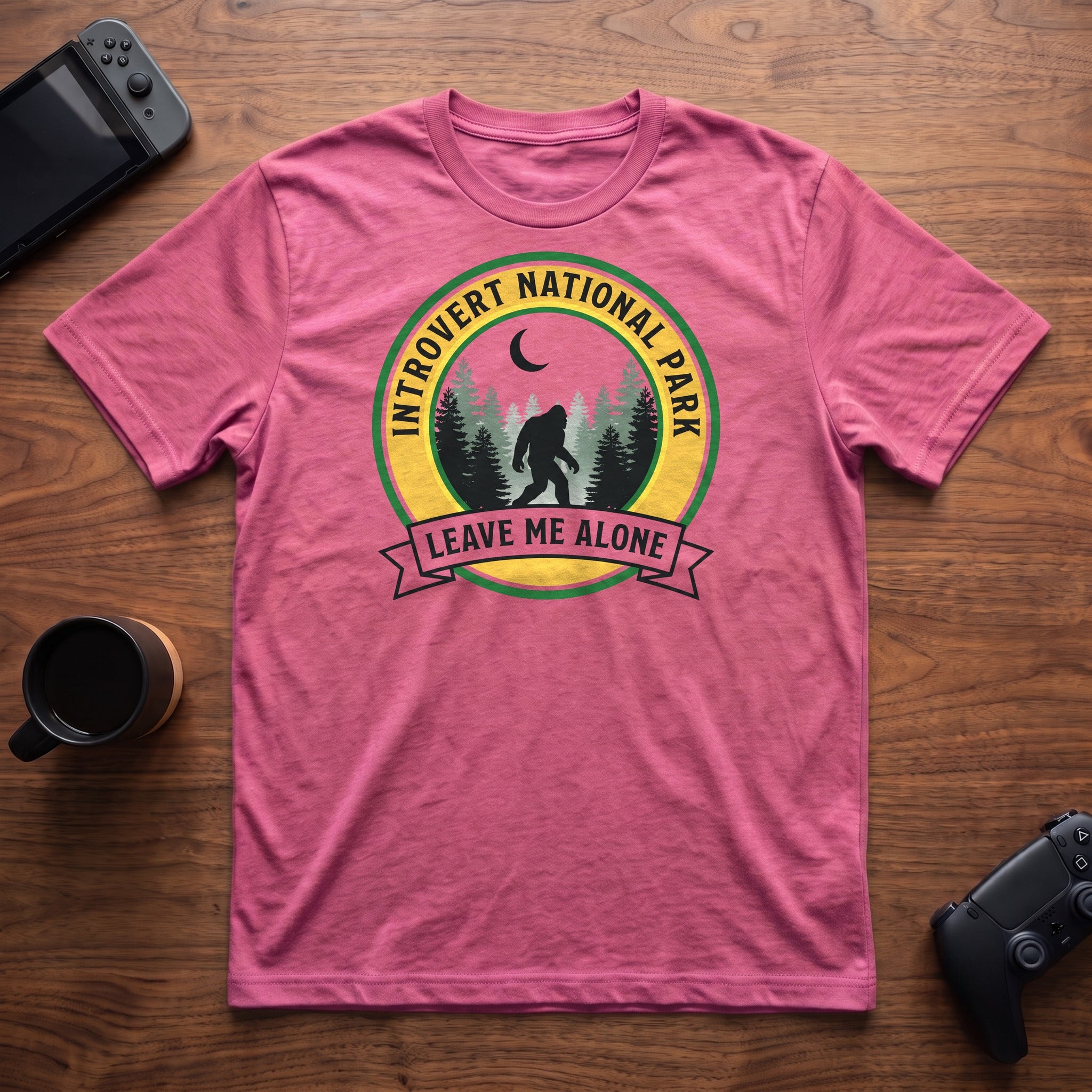 Introvert National Park T-Shirt - Heather Berry