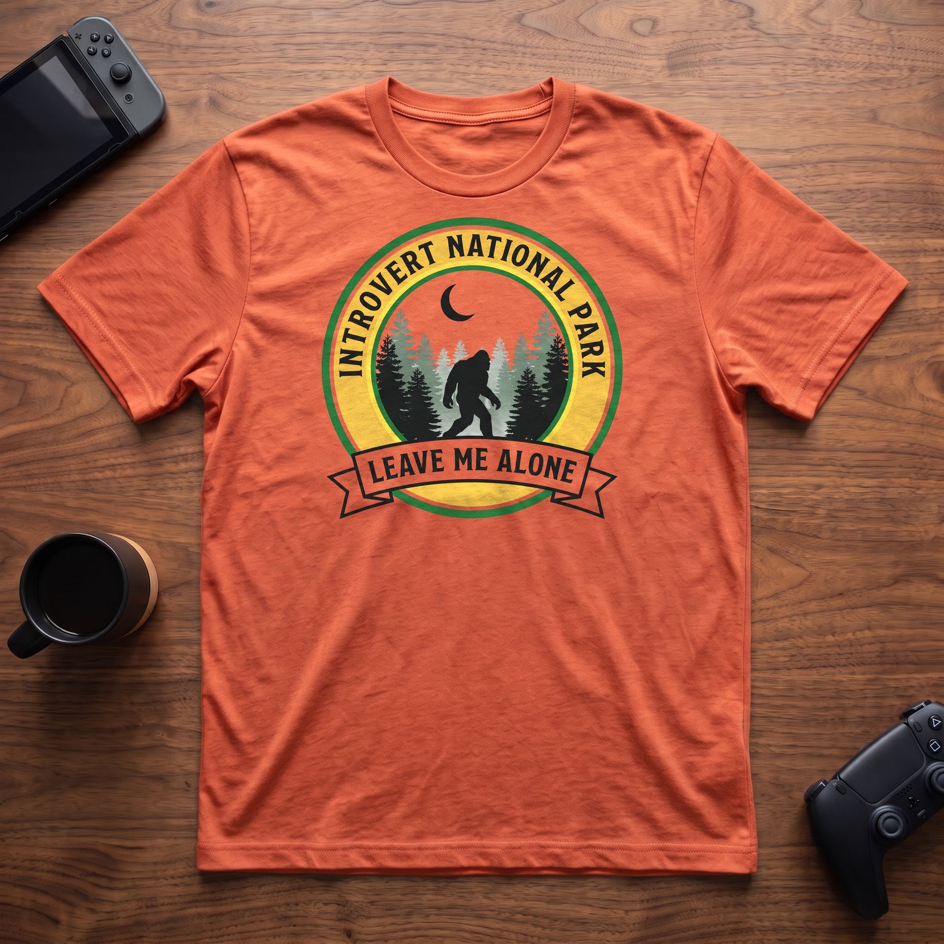 Introvert National Park T-Shirt - Heather Orange