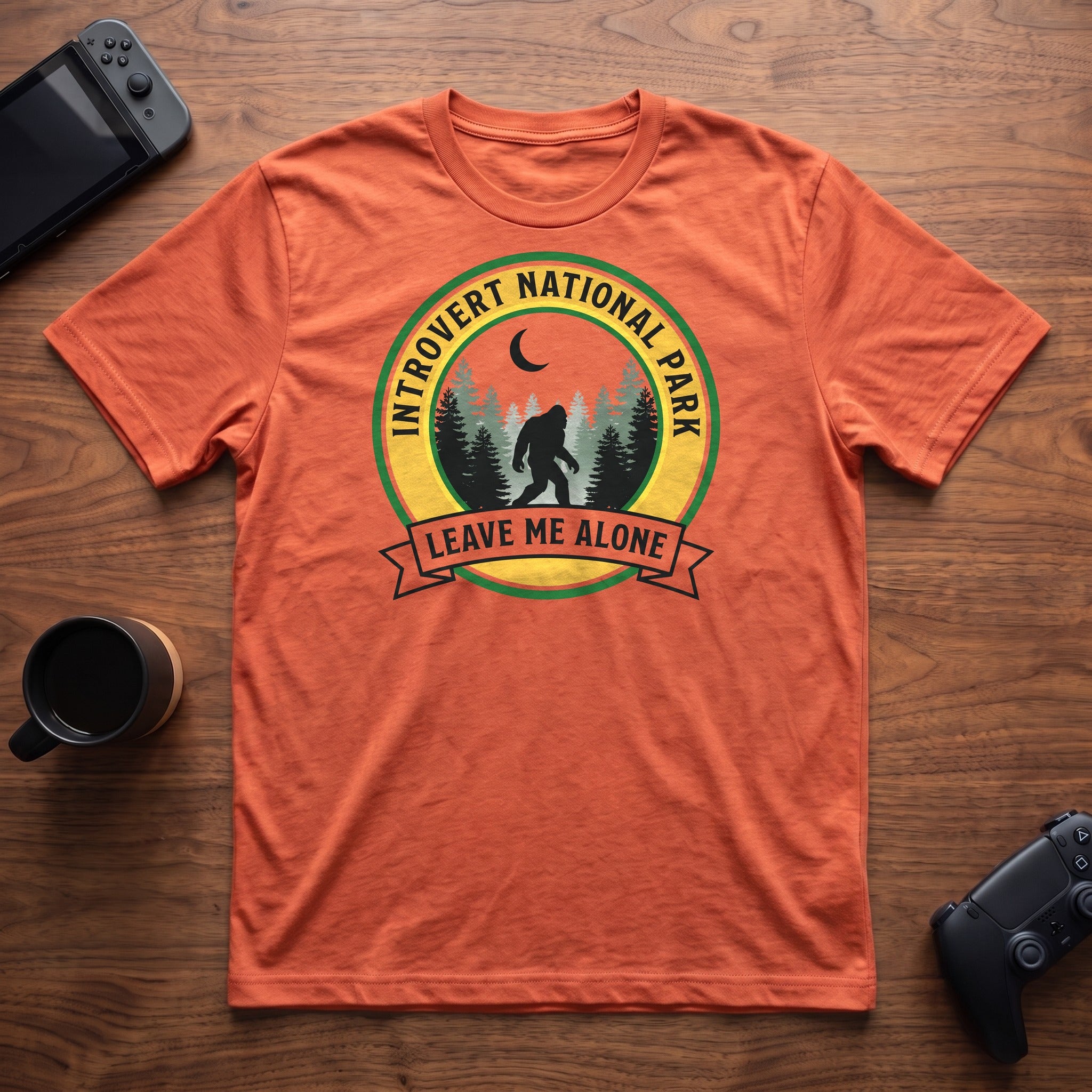Introvert National Park T-Shirt - Heather Orange