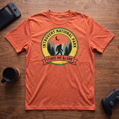 Introvert National Park T-Shirt - Heather Orange
