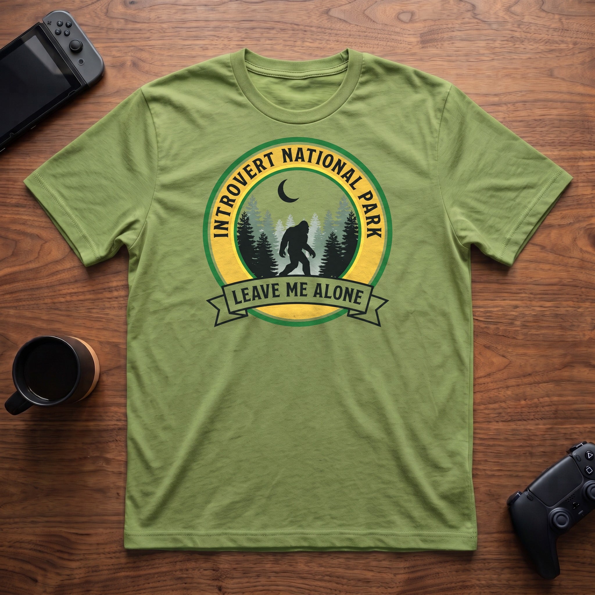 Introvert National Park T-Shirt - Lime