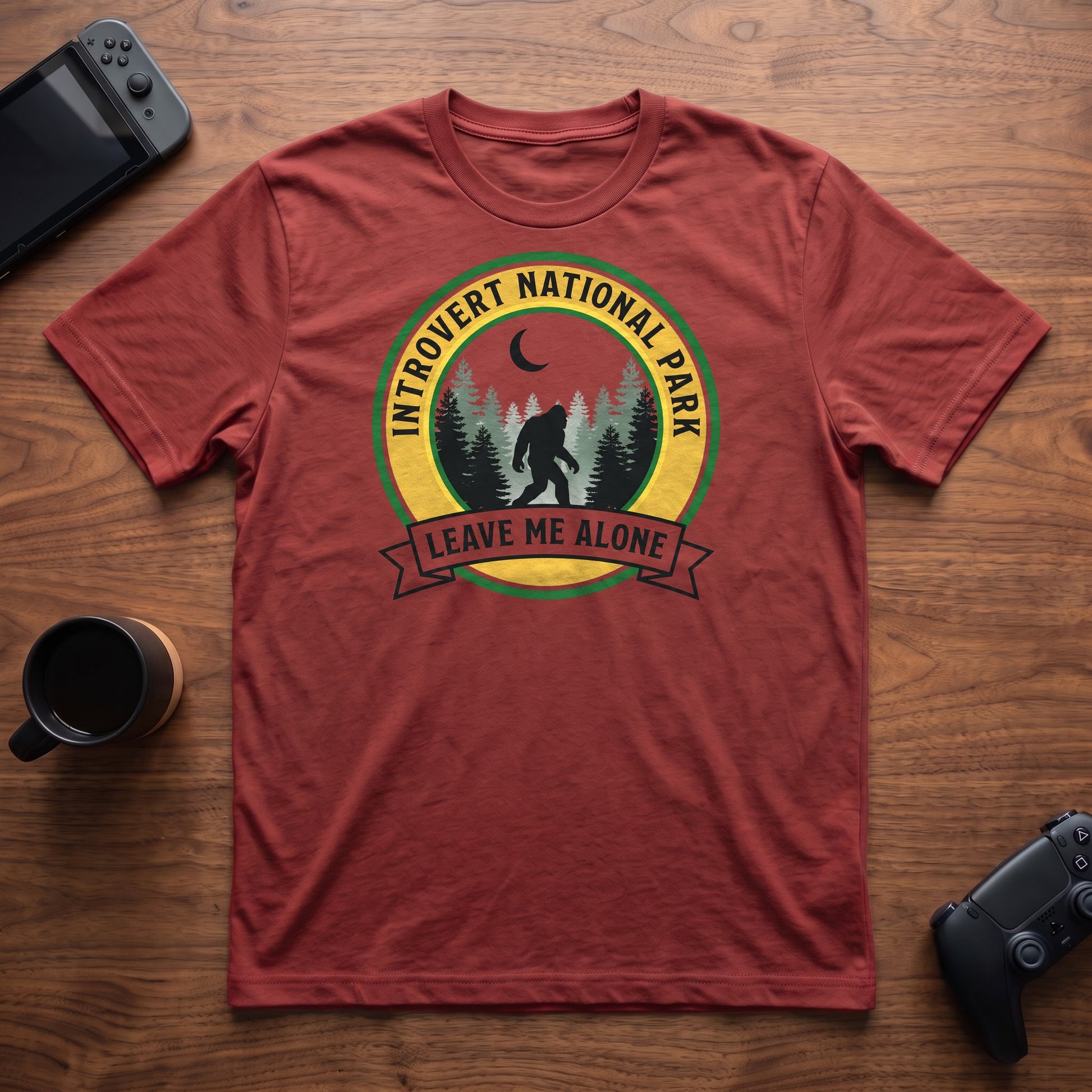 Introvert National Park T-Shirt - Red