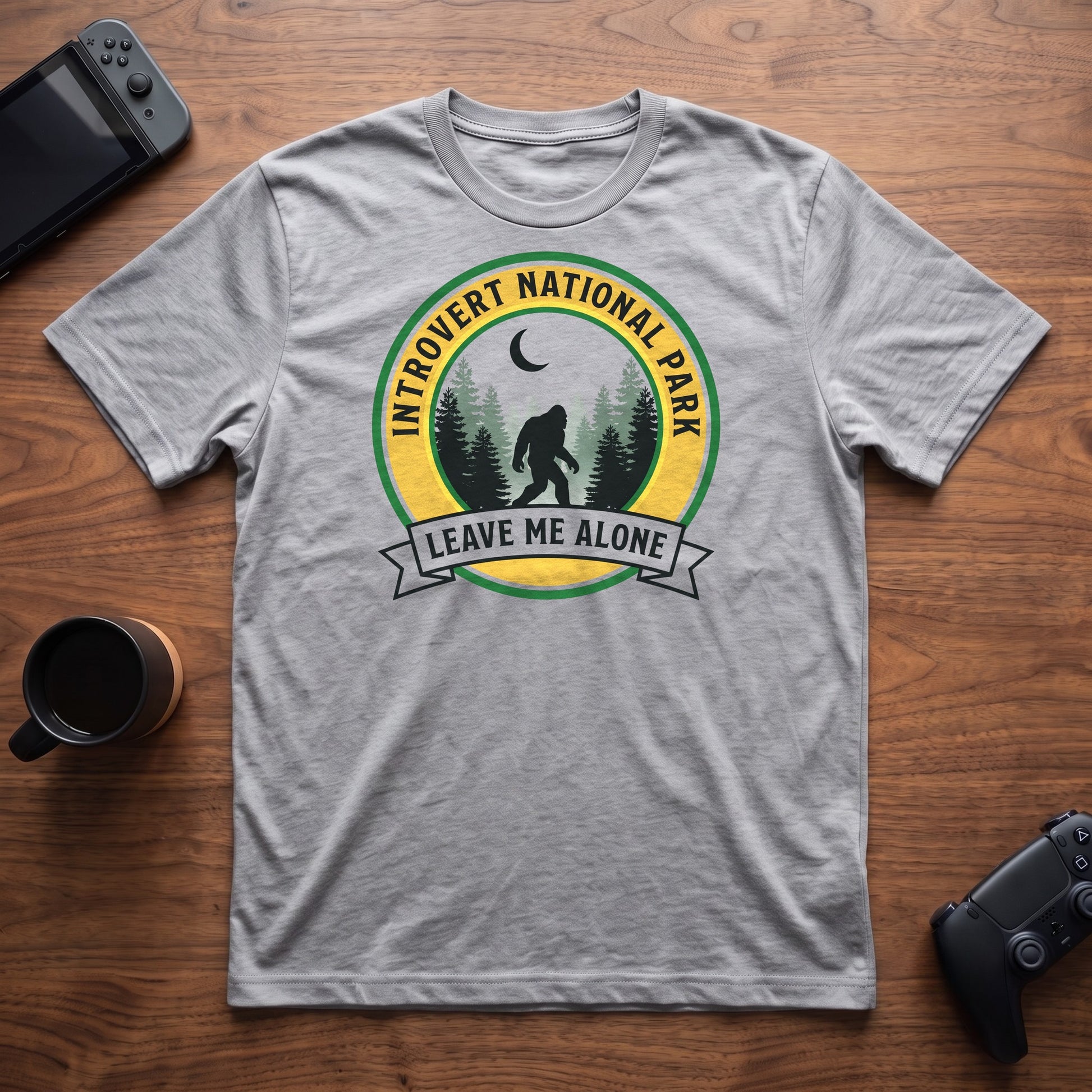 Introvert National Park T-Shirt - Sport Grey