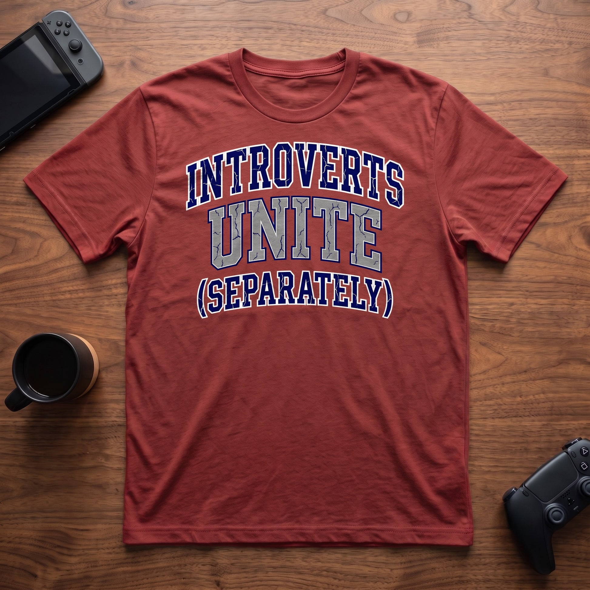 Introverts Unite T-Shirt - Red