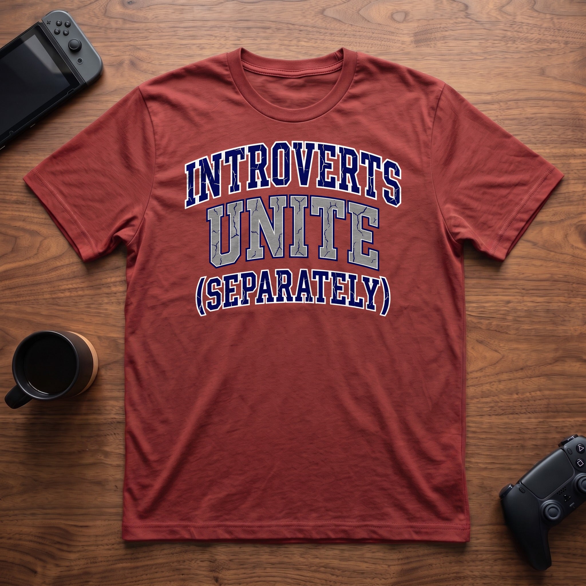 Introverts Unite T-Shirt - Red