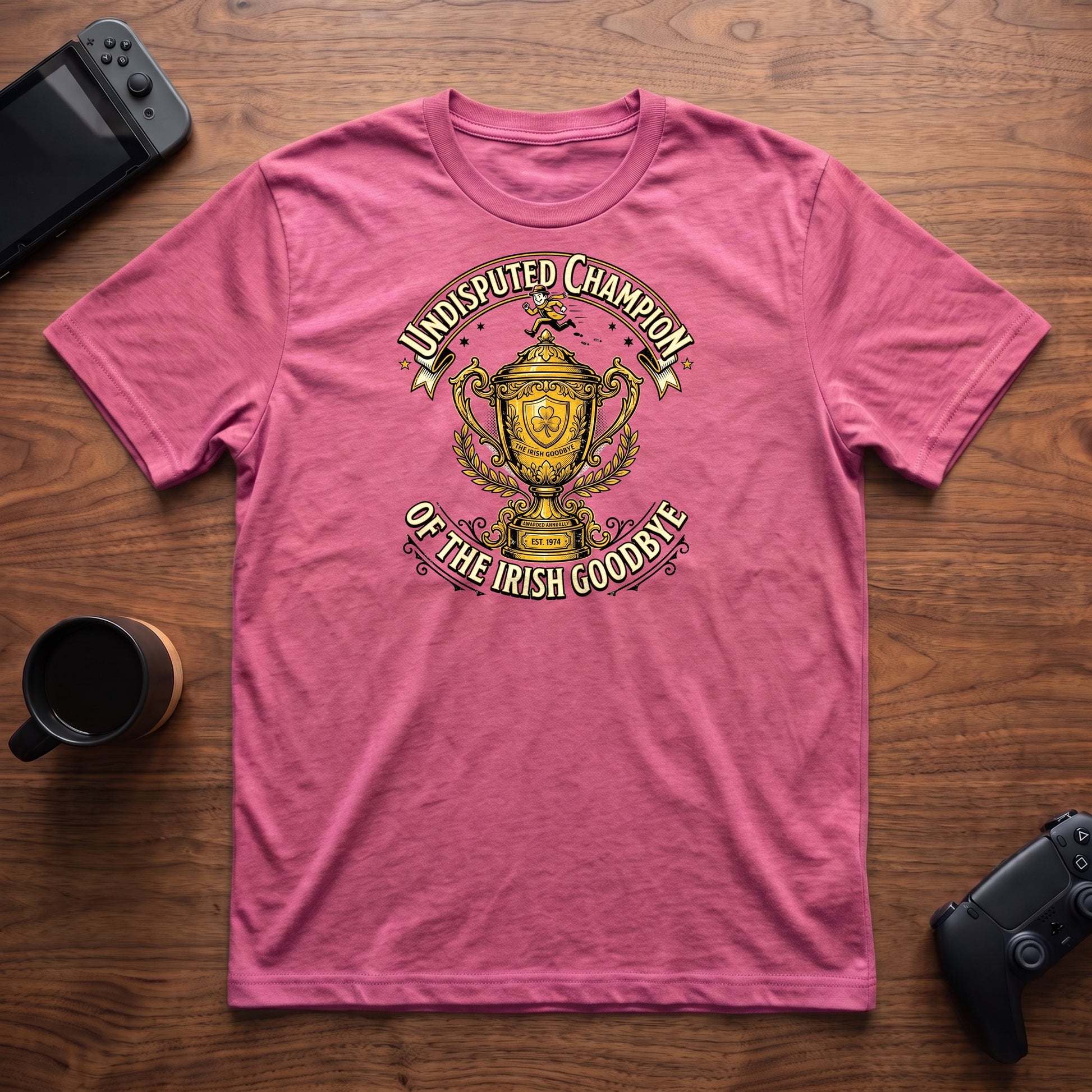 Irish Goodbye T-Shirt - Heather Berry