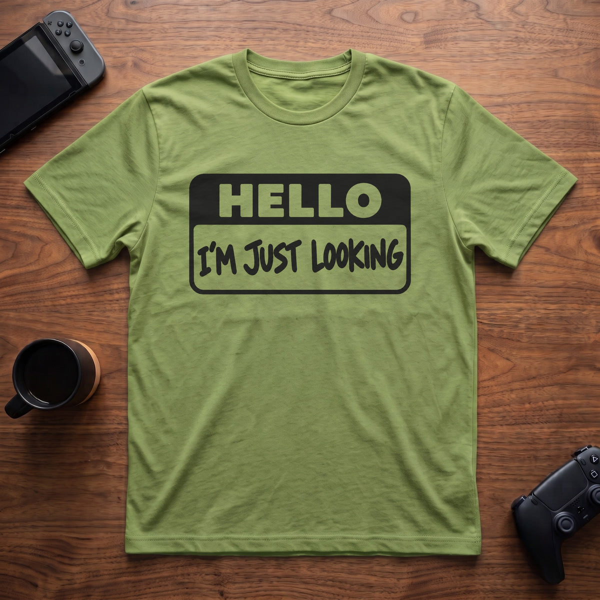 Just Looking T-Shirt - Lime