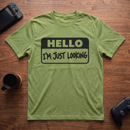 Just Looking T-Shirt - Lime
