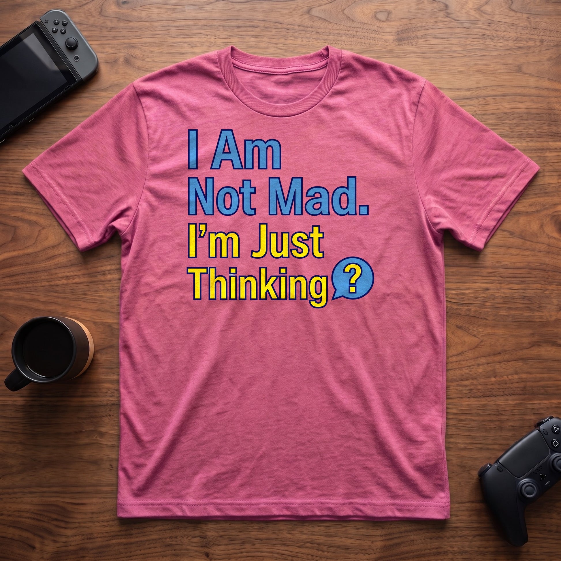 Just Thinking T-Shirt - Heather Berry