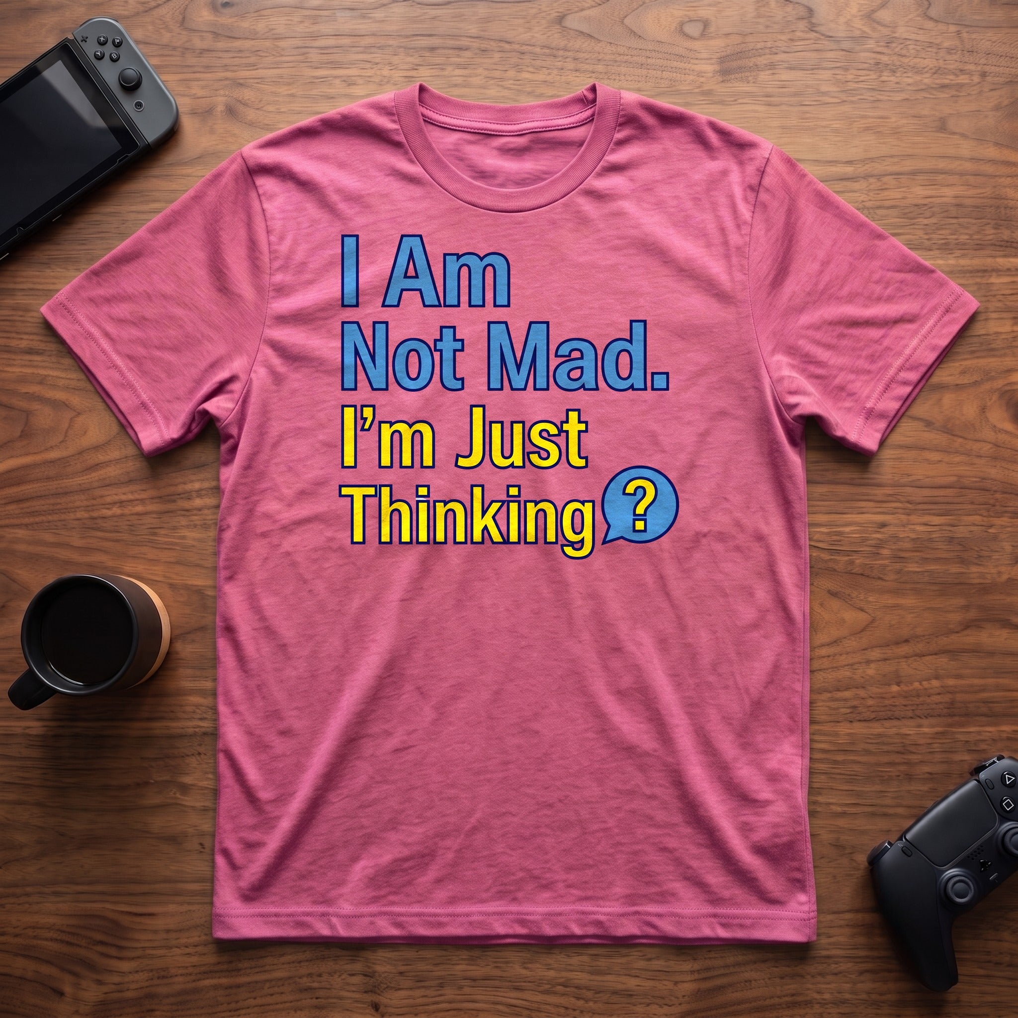 Just Thinking T-Shirt - Heather Berry