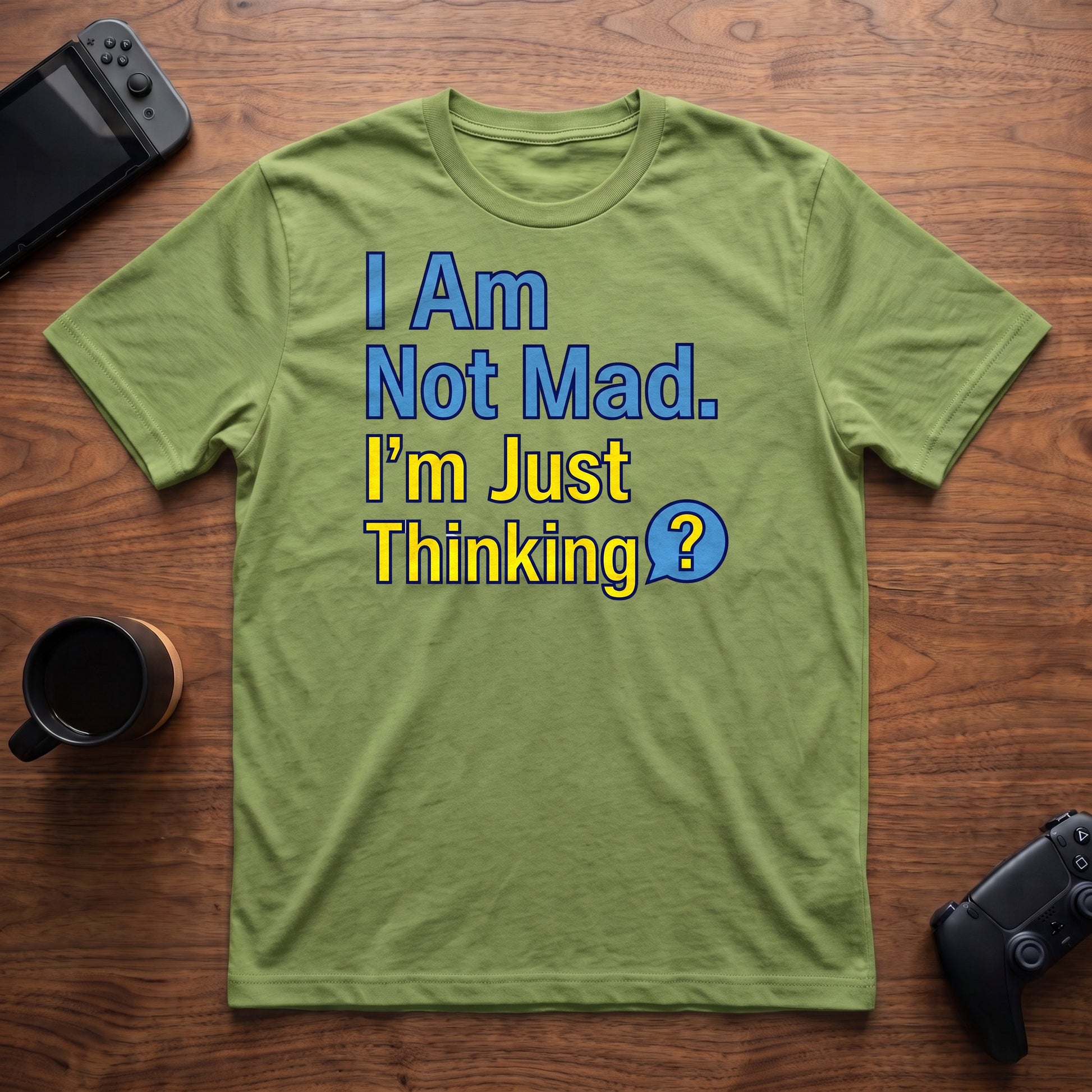 Just Thinking T-Shirt - Lime