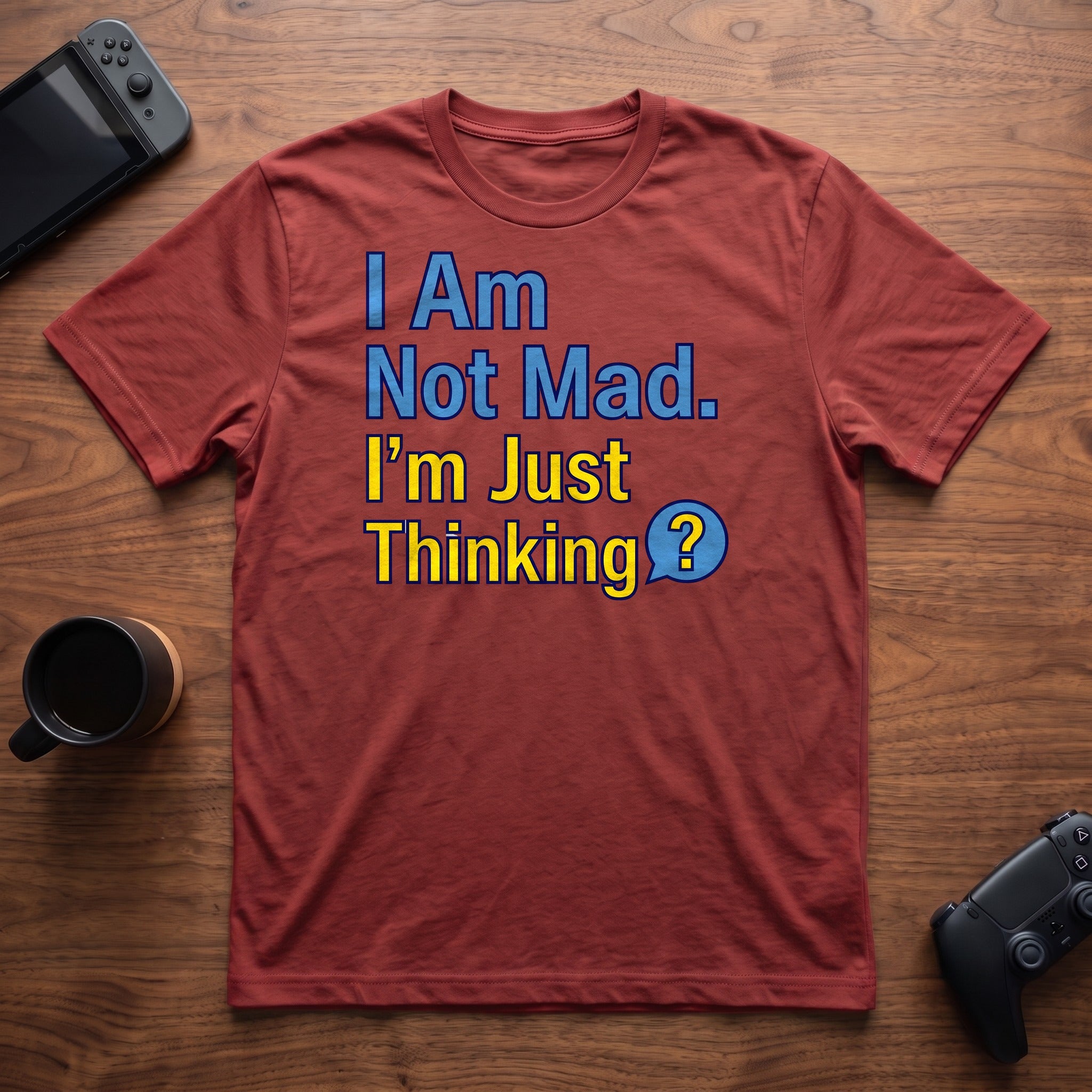 Just Thinking T-Shirt - Red
