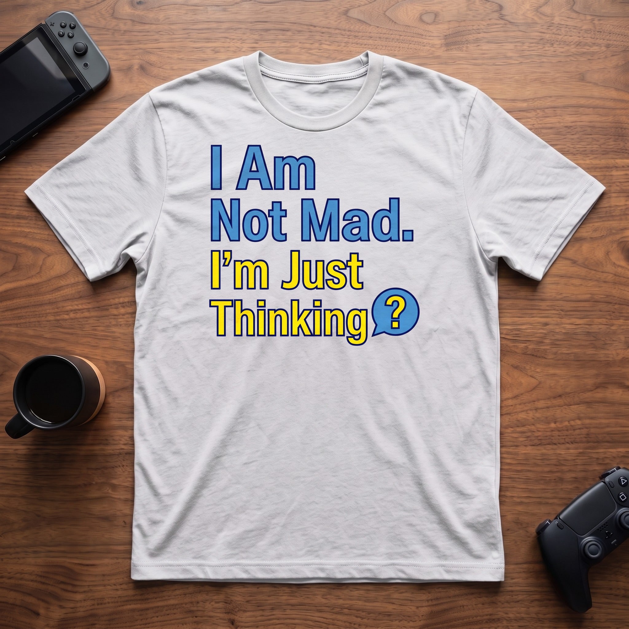 Just Thinking T-Shirt - White