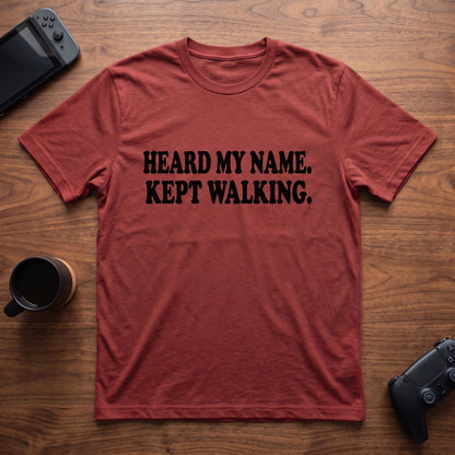 Kept Walking T-Shirt - Red