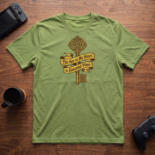Key To Heart T-Shirt - Lime