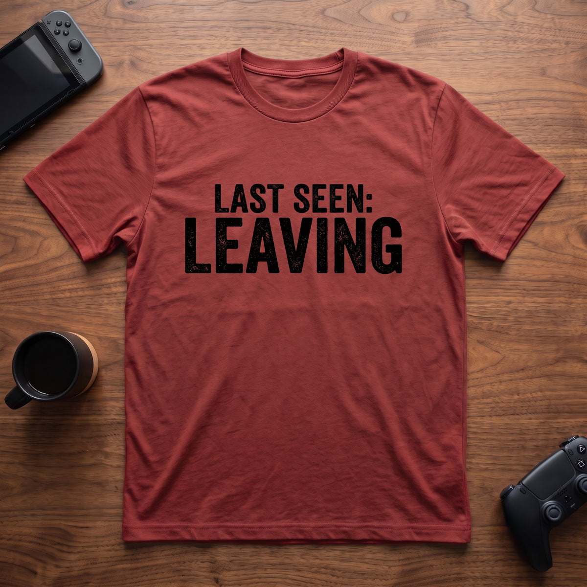 Last Seen Leaving T-Shirt - Red