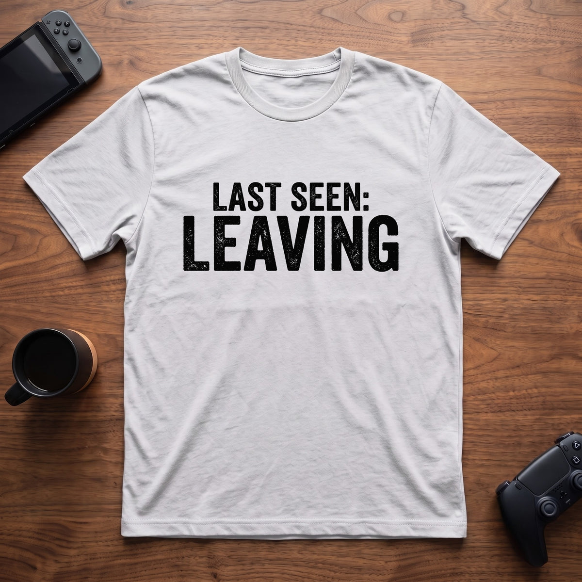 Last Seen Leaving T-Shirt - White