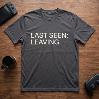last-seen-t-shirt - Charcoal