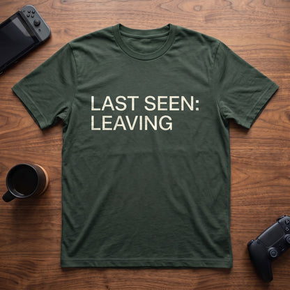 last-seen-t-shirt - Forest Green