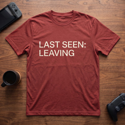 last-seen-t-shirt - Red