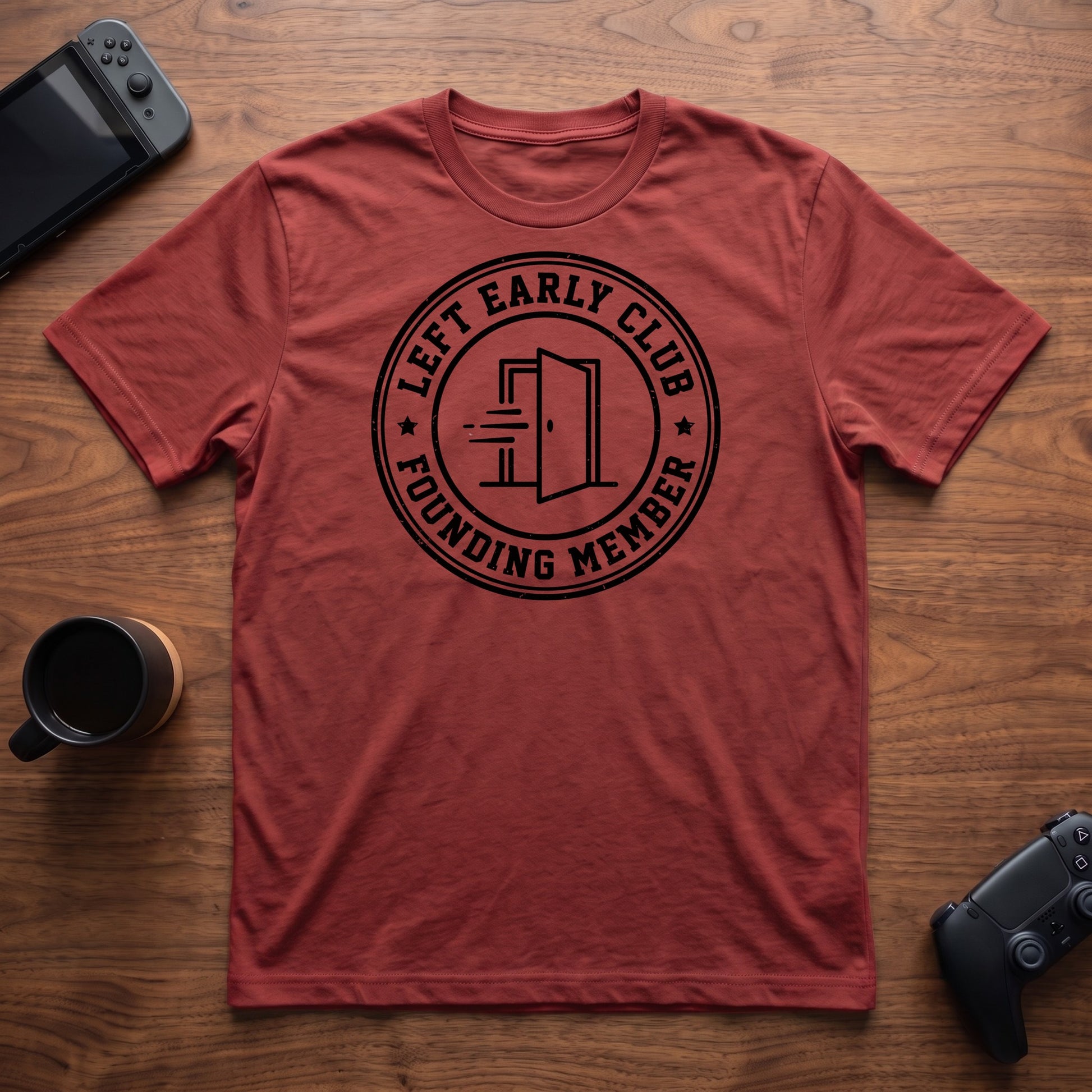 Left Early Club T-Shirt - Red