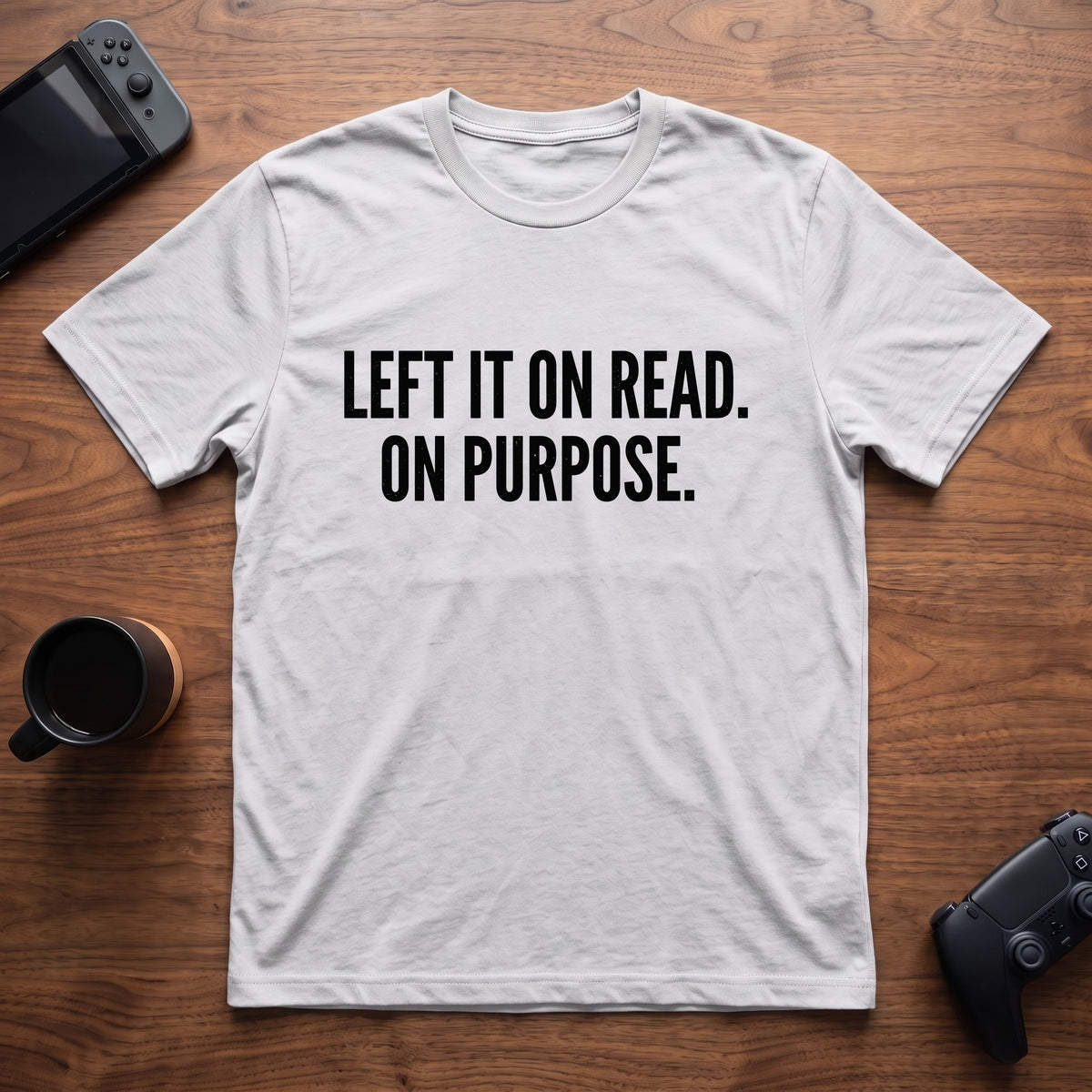 Left It On Read T-Shirt - White