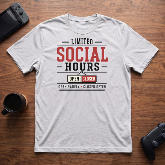 Limited Social Hours T-Shirt - White