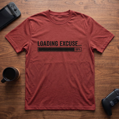 Loading Excuse... 99% T-Shirt - Red