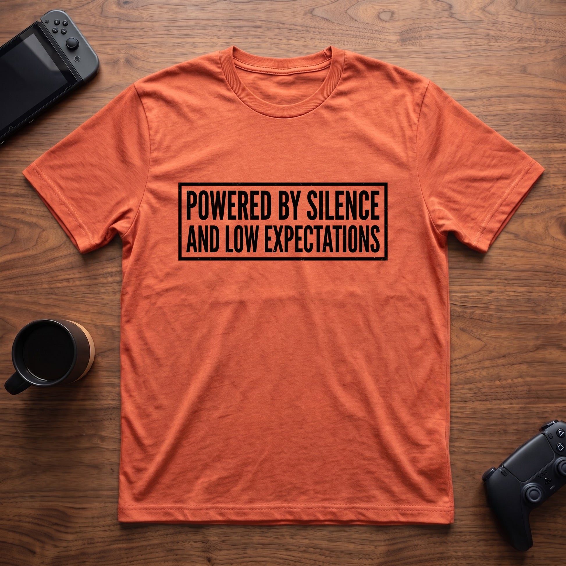 low-expectations-t-shirt - Heather Orange