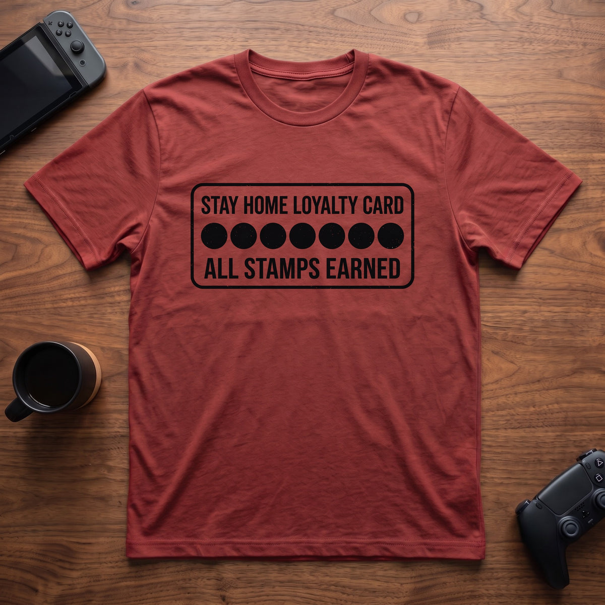 Loyalty Card T-Shirt - Red