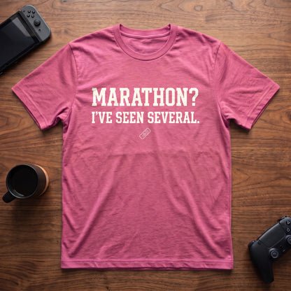 Marathon T-Shirt - Heather Berry