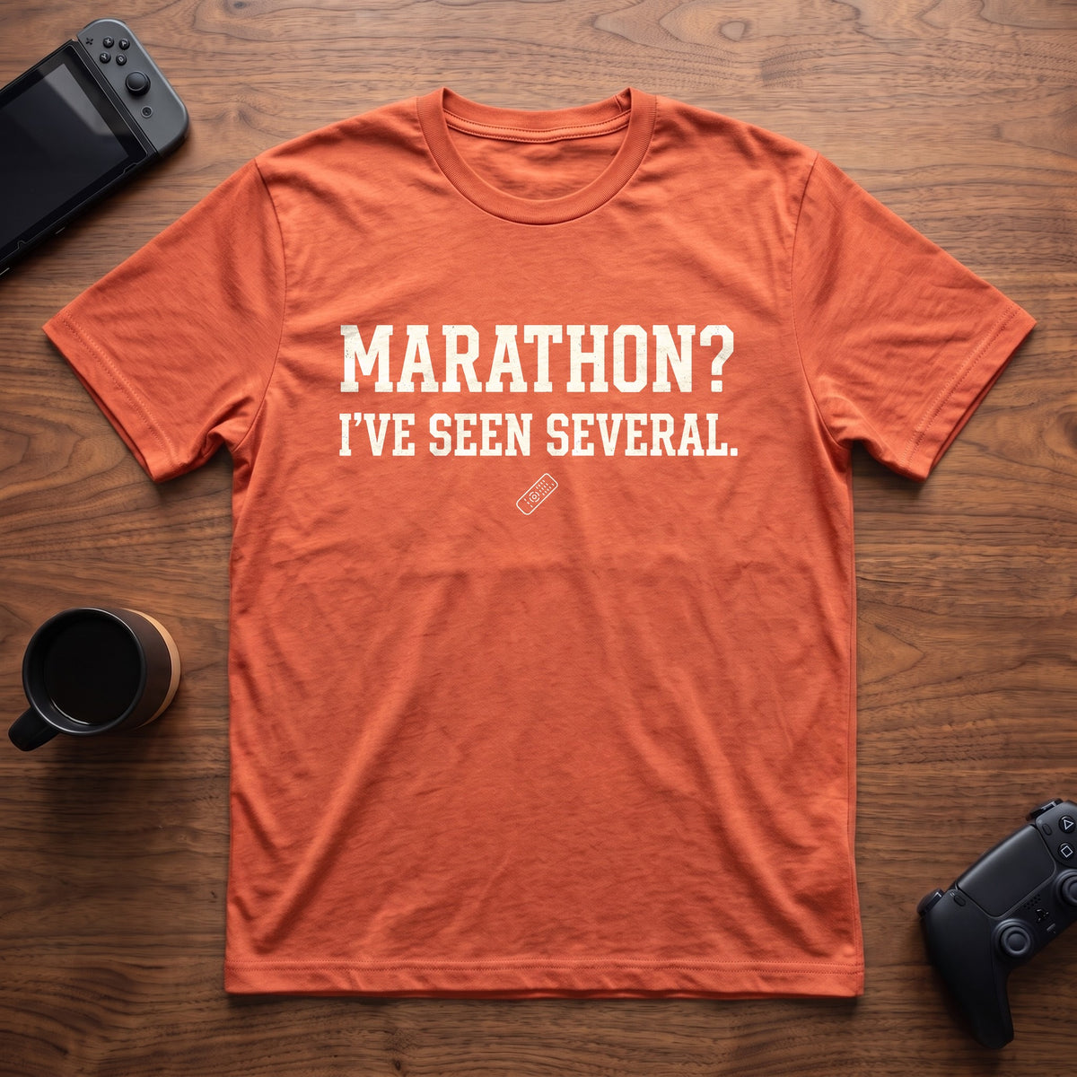 Marathon T-Shirt - Heather Orange