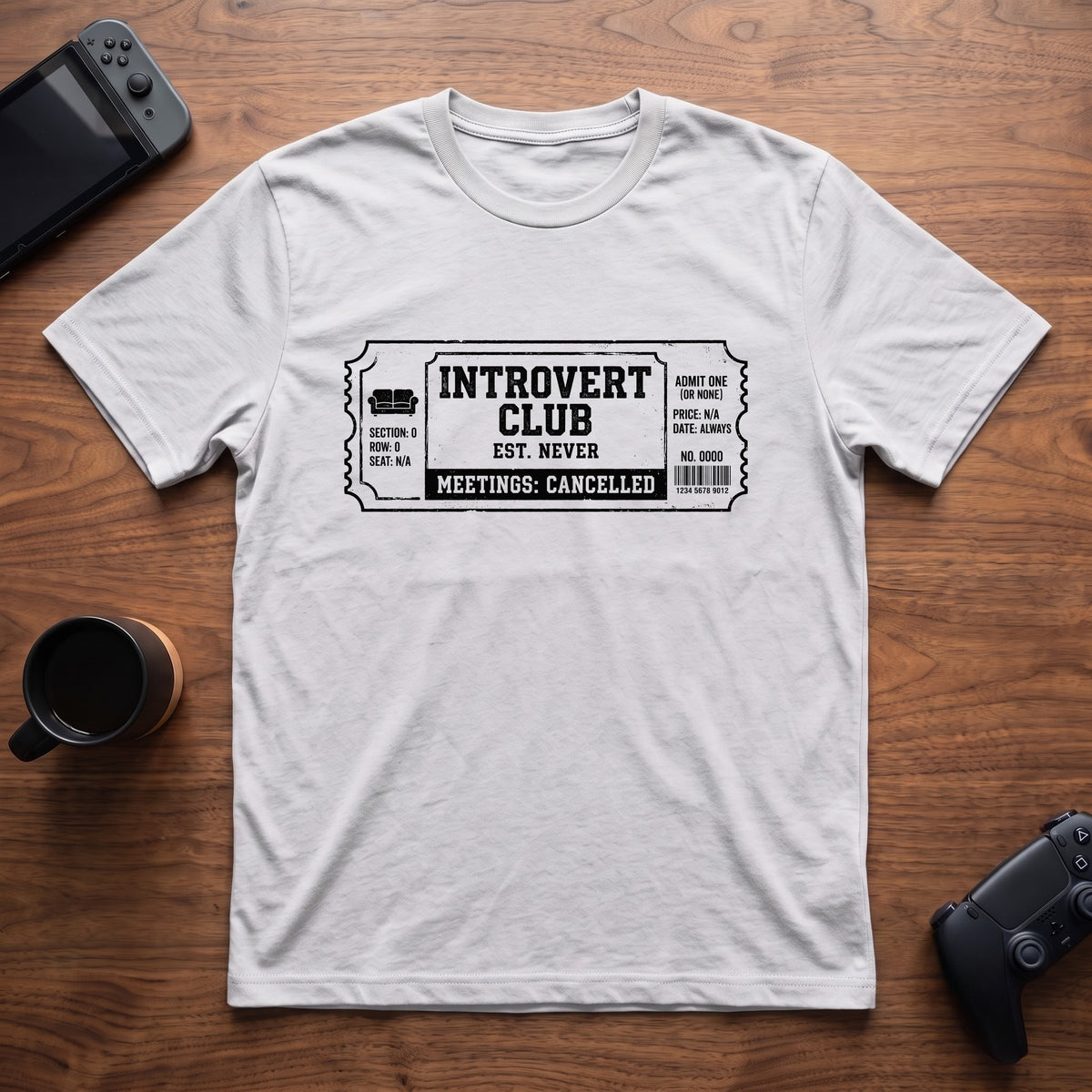 Meetings Cancelled T-Shirt - White