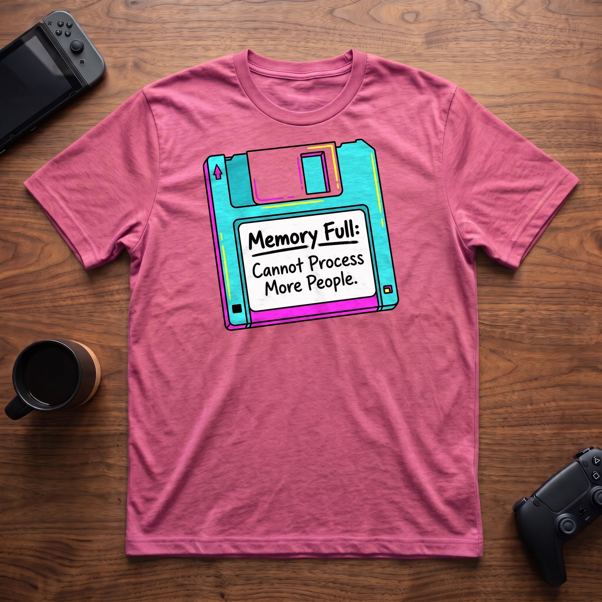 Memory Full T-Shirt - Heather Berry
