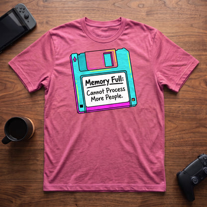 Memory Full T-Shirt - Heather Berry