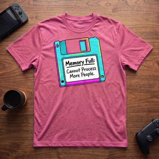 Memory Full T-Shirt - Heather Berry
