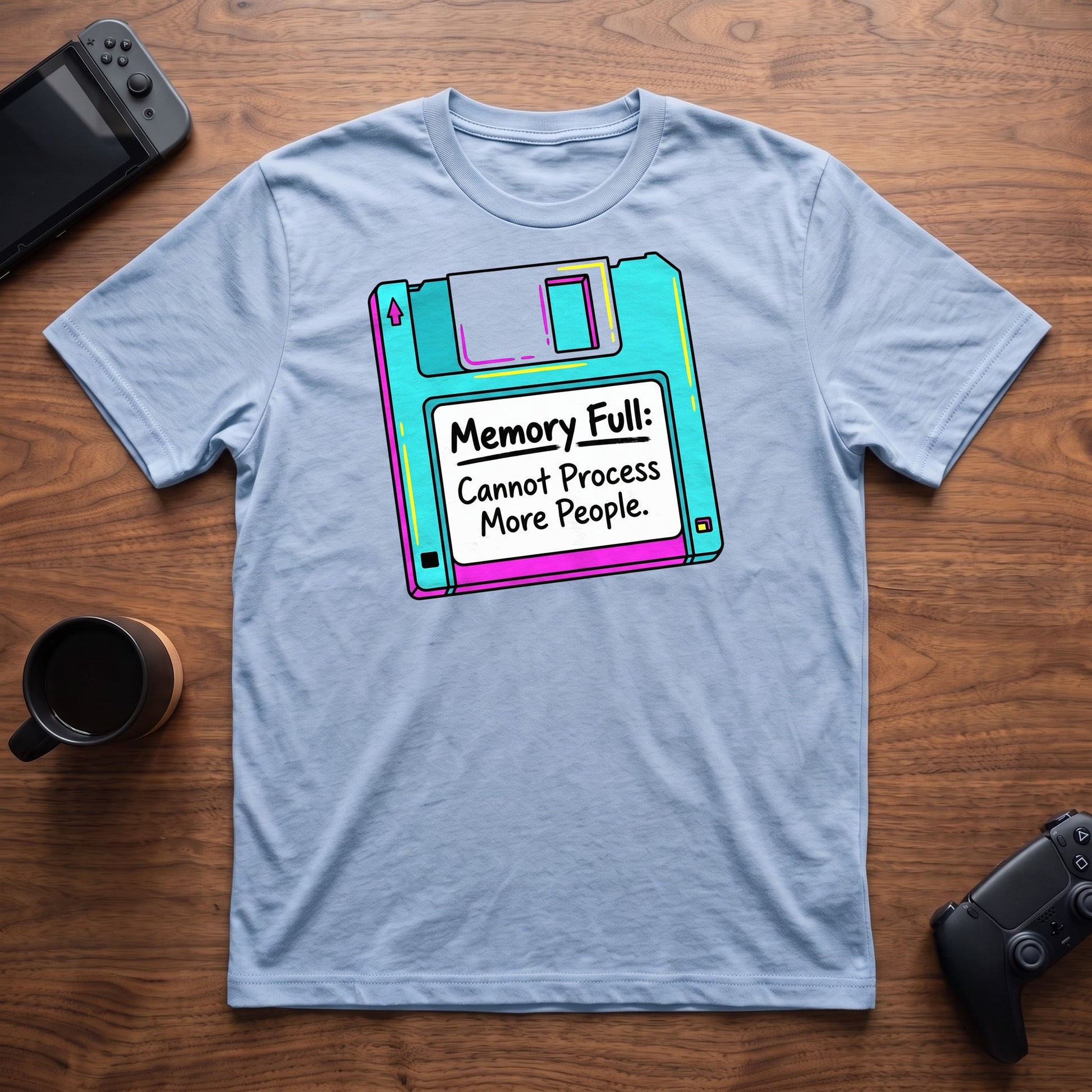 Memory Full T-Shirt - Light Blue