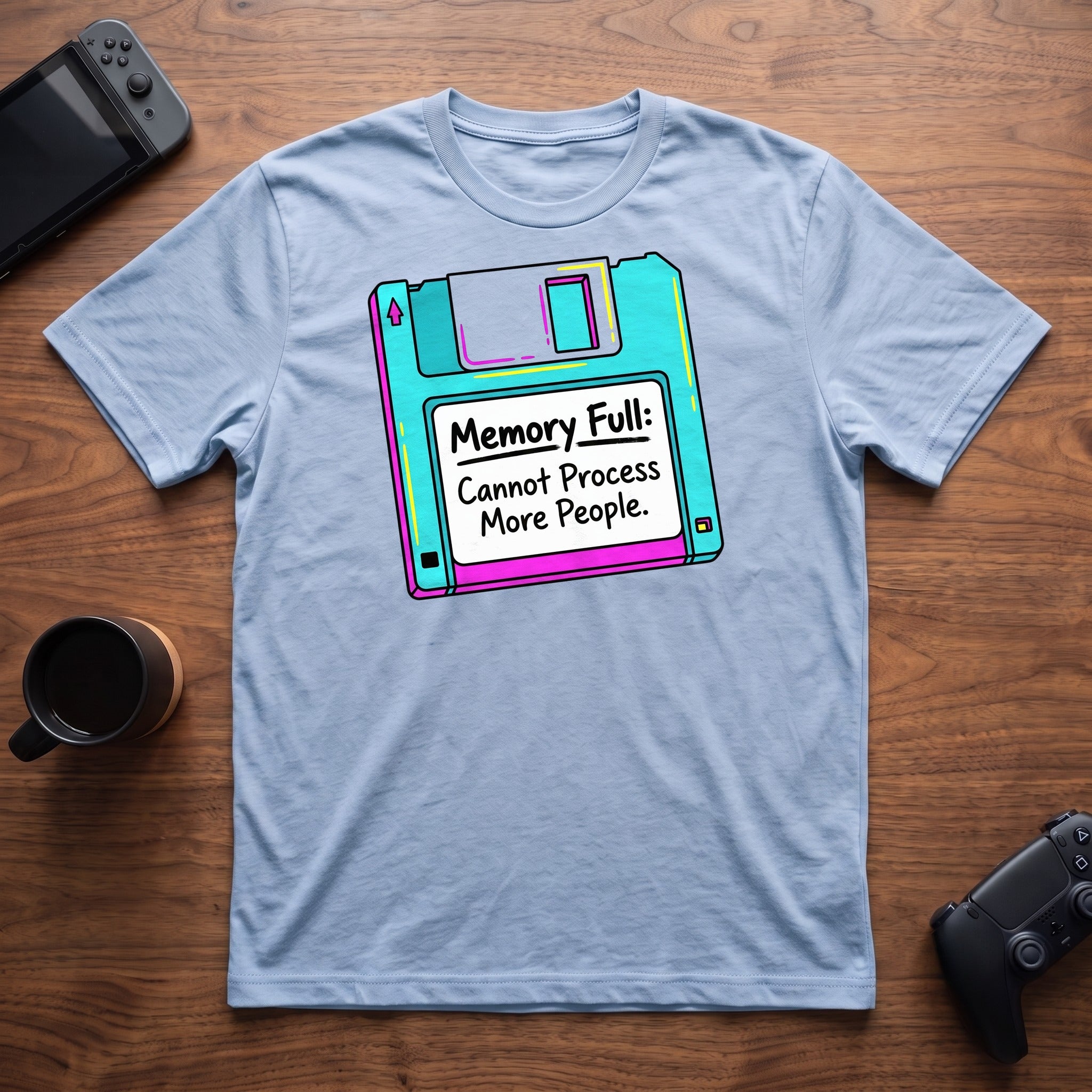 Memory Full T-Shirt - Light Blue