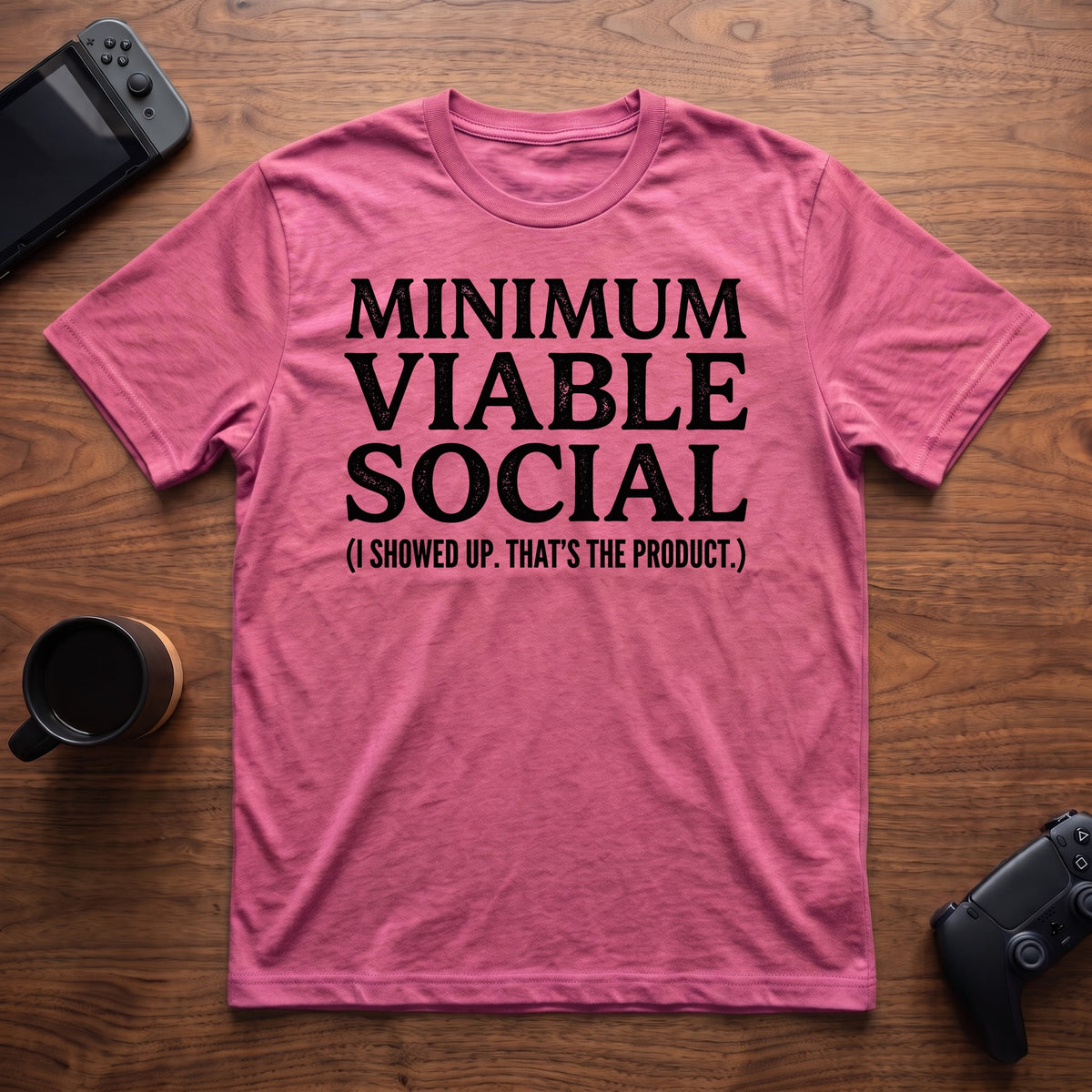 Minimum Viable Social T-Shirt - Heather Berry
