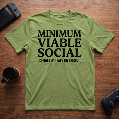 Minimum Viable Social T-Shirt - Lime