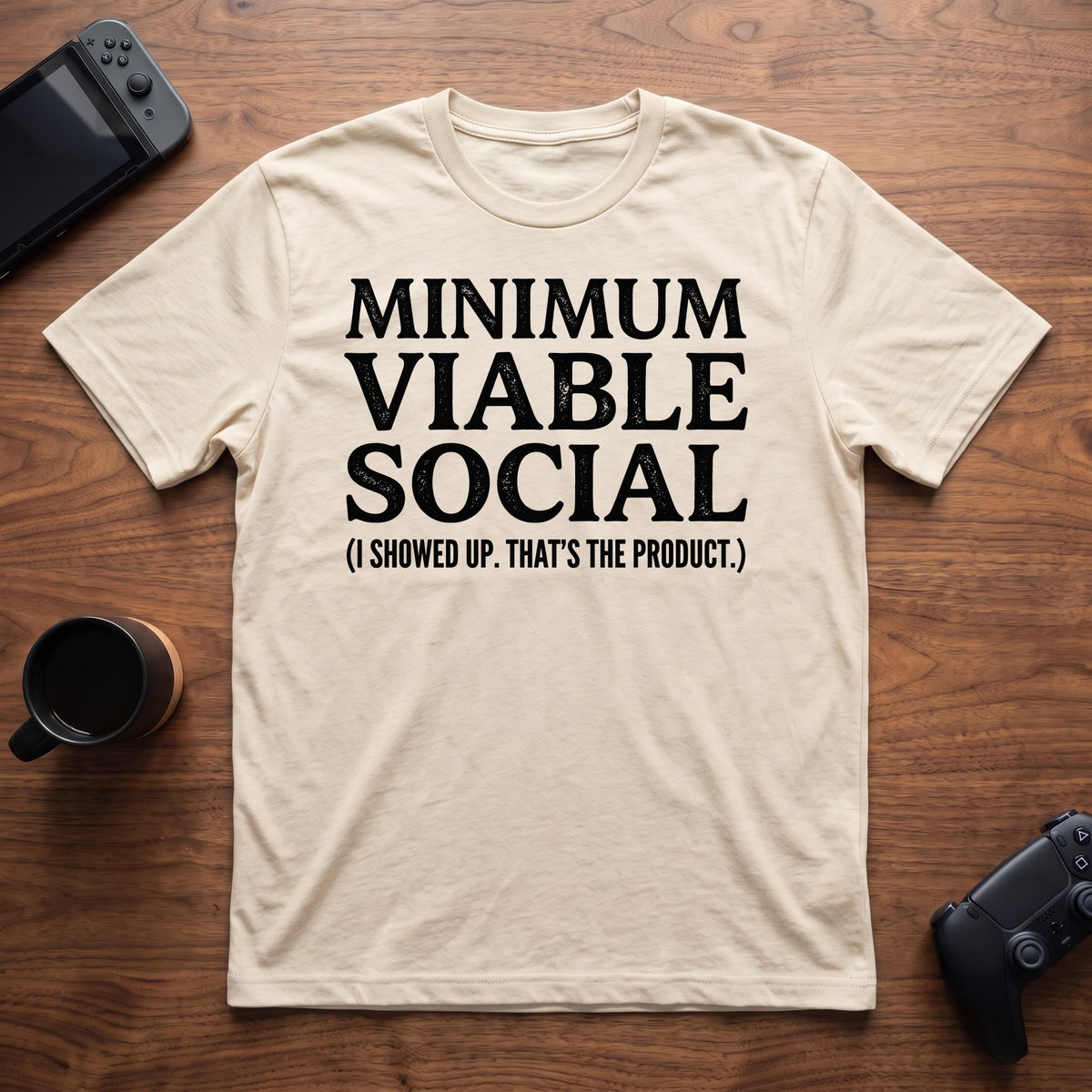 Minimum Viable Social T-Shirt - Natural