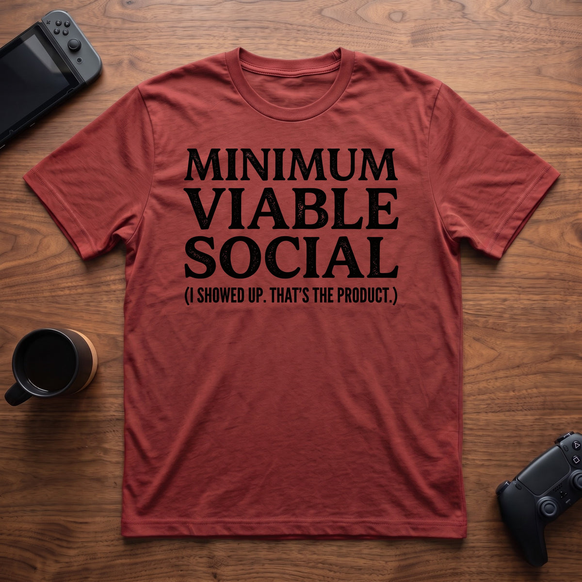 Minimum Viable Social T-Shirt - Red