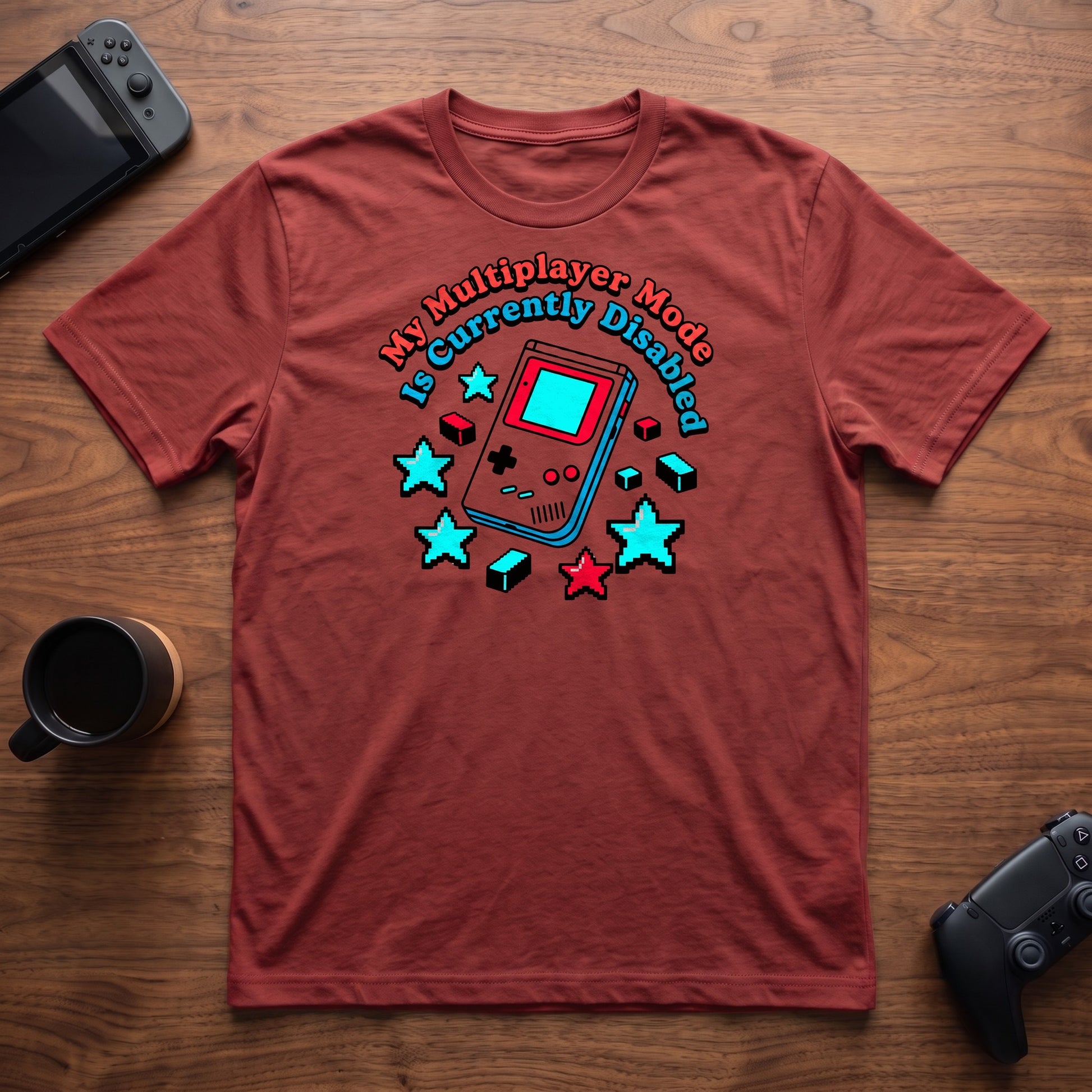 Multiplayer Mode Disabled T-Shirt - Red