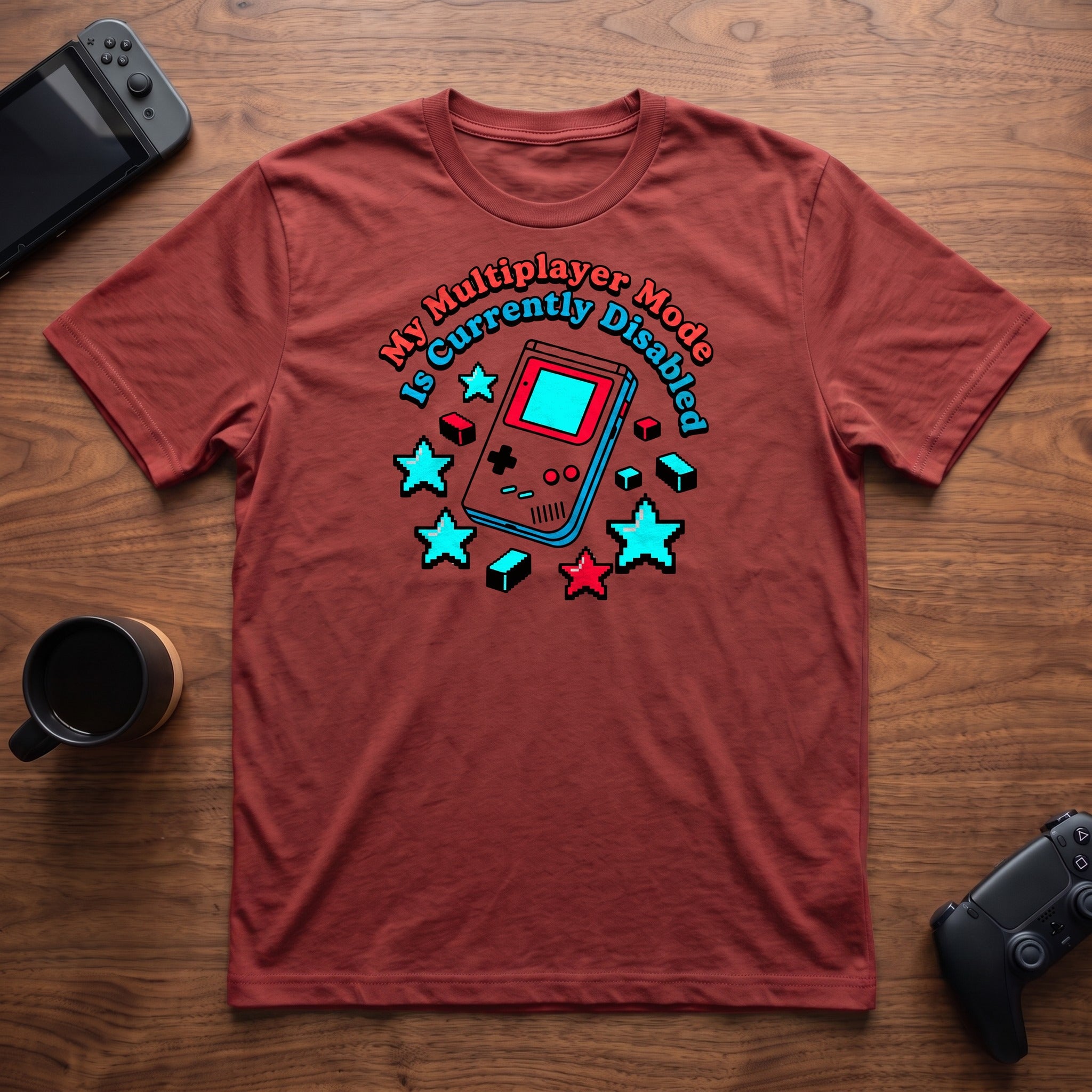 Multiplayer Mode Disabled T-Shirt - Red