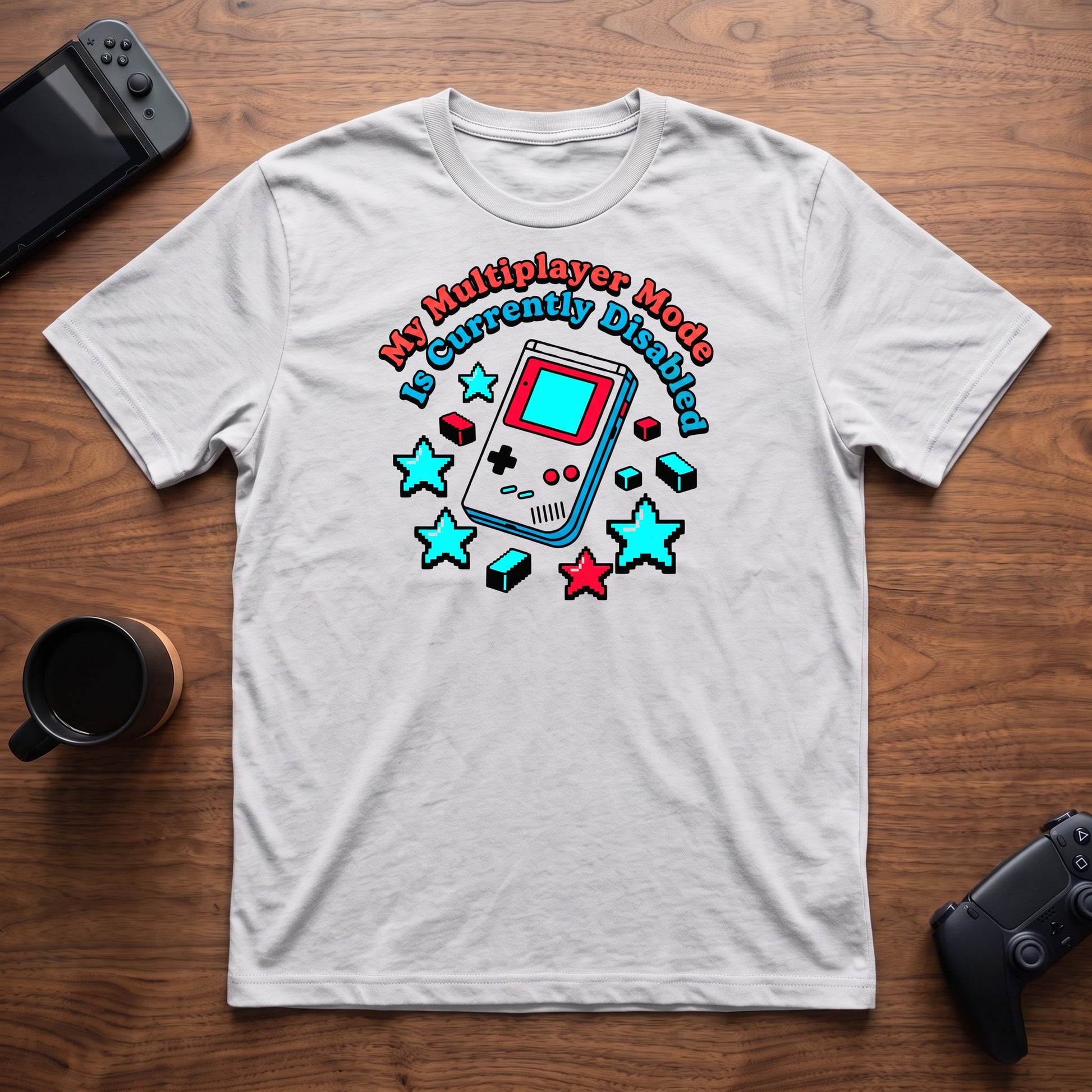 Multiplayer Mode Disabled T-Shirt - White