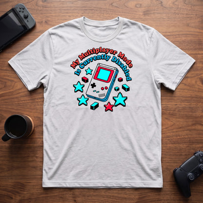 Multiplayer Mode Disabled T-Shirt - White